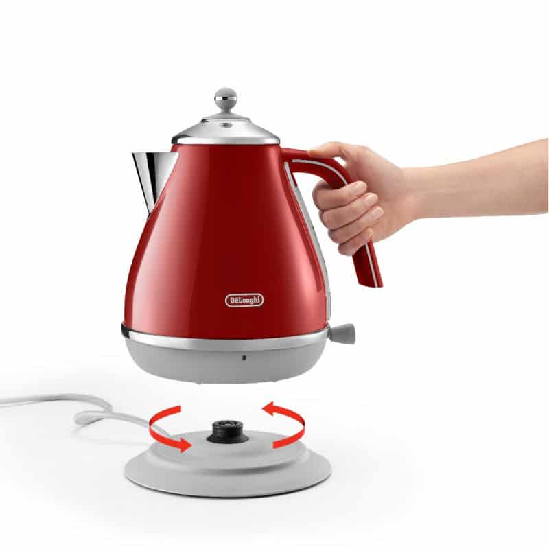 Alternative view of קומקום חשמלי נשלף אדום דלונגי DeLonghi דגם KBOC2001.R
