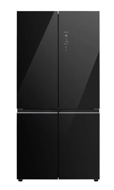 מקרר 4 דלתות 600 ליטר זכוכית שחורה פיקוד שבת צומת TADR4666GB תדיראן TADIRAN