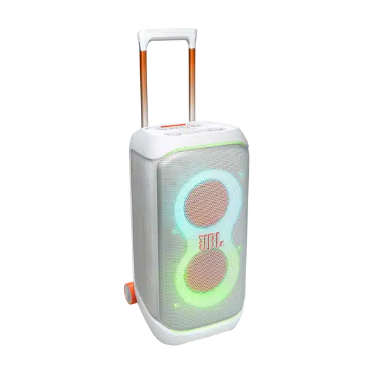 רמקול נייד עם גלגלים PARTYBOX 330 לבן גיי בי אל JBL
