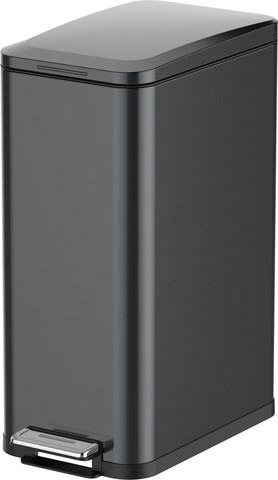 לקיטשן האוזר סלים פח דוושה 50ל' שחור HAUSER SLIM 29/53/67
