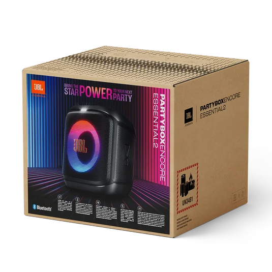 ⁦בידורית אלחוטית JBL PartyBox Encore Essential 2 צבע שחור⁩ – תמונה ⁦3⁩